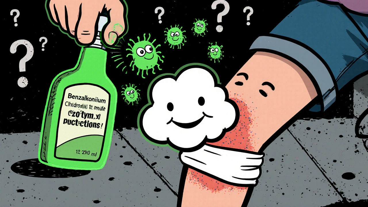 How Benzalkonium Chloride and Zinc Oxide Work Together to Treat Minor Cuts