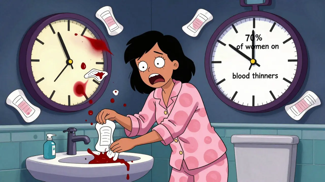 Managing Heavy Menstrual Bleeding While on Blood Thinners: What Works and What Doesn’t